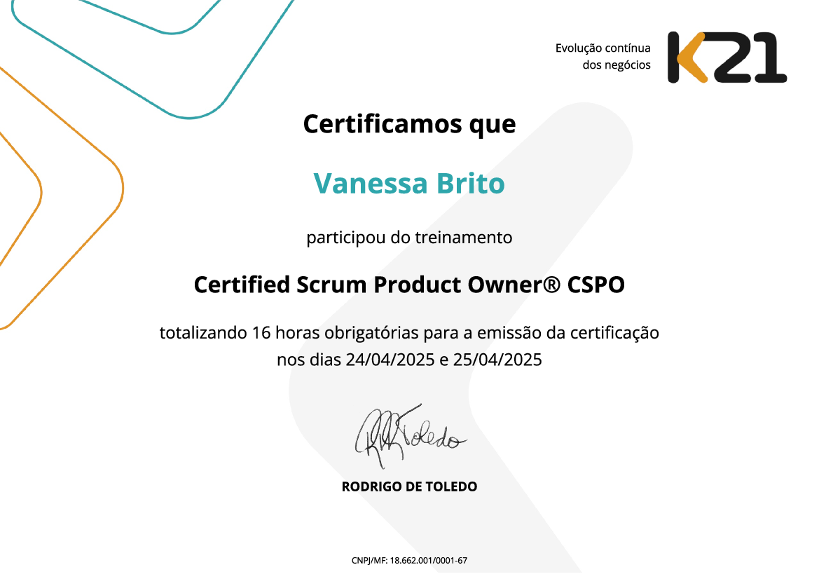 Certificado K21